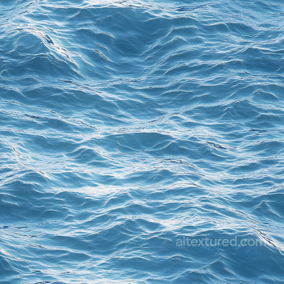 Water Texture of Realistic Ocean Surface with Gentle Waves Water texture preview