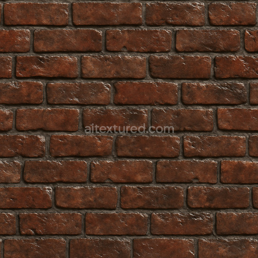 Shiny Old Brick Texture Seamless 1024X1024