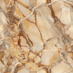 seamless Seamless 3D Breccia Oniciata Natural Marble PBR Texture with Warm Honey Veins texture 8k free download PBR