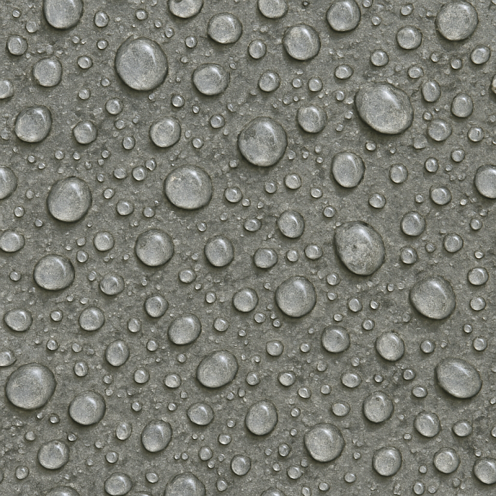 Droplet Accumulation On Stone Surface seamless PBR texture preview