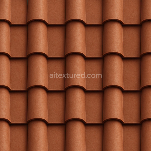 Synthetic Clay Tiles Texture Seamless 1024X1024