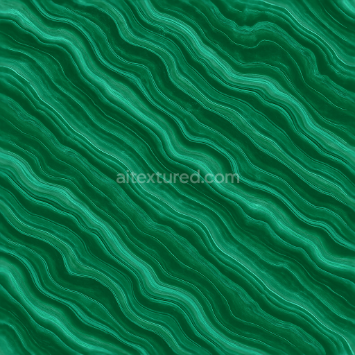 Seamless 3d texture pbr 8k of vibrant malachite with banded green mineral veins and natural crystal opacity and shimmer