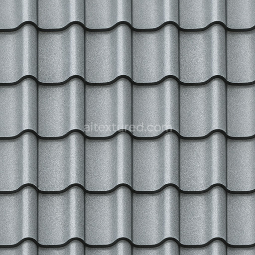 Patterned Metal Roofing Texture Seamless 1024X1024