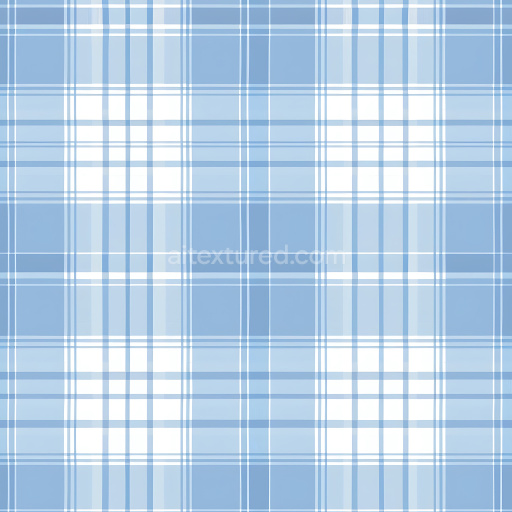 Seamless 3D Polished Metal Plaid Texture with Soft Blue and White Pattern