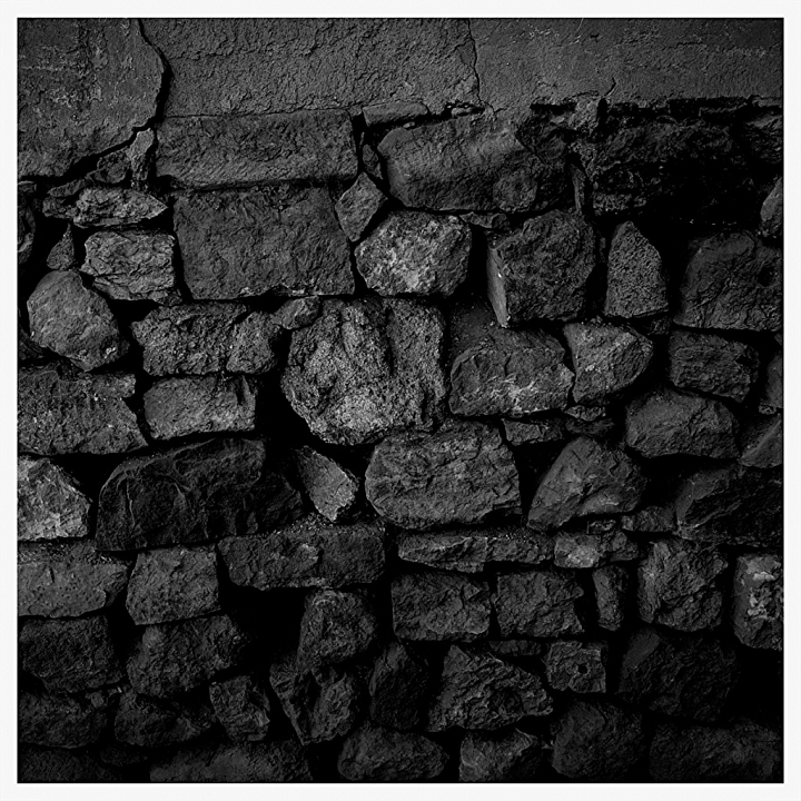 Dark Rough Stone Wall for Realistic Models seamless PBR texture preview