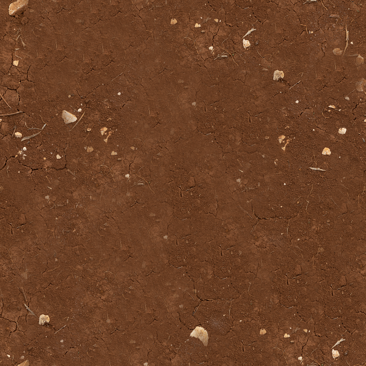 Red Mud Stones - Mud Dirt Flat Soil Cracked Earthy seamless PBR texture preview