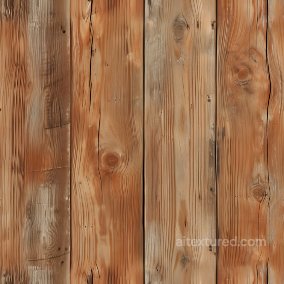 Weathered Pine Wood Planks Texture with Distinctive Knots and Grain Wood texture preview