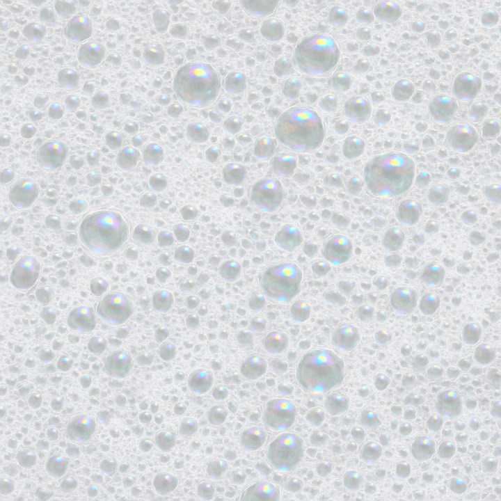 Sparkling Soap Foam seamless PBR texture preview