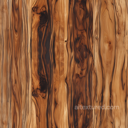 Spalted Wood Planks Seamless Texture with Rich Grain and Knots seamless Wood PBR texture