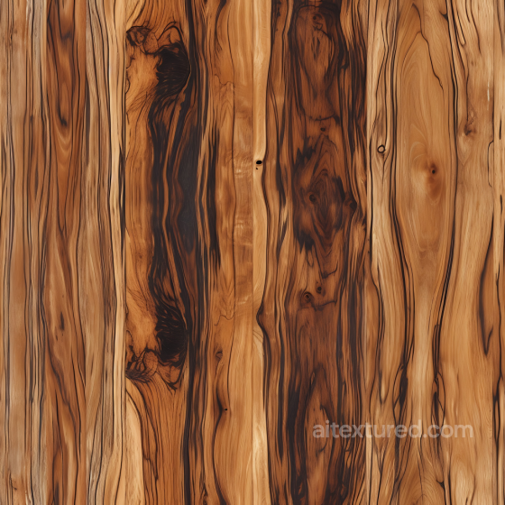 Spalted Wood Planks Seamless Texture with Rich Grain and Knots Wood texture preview