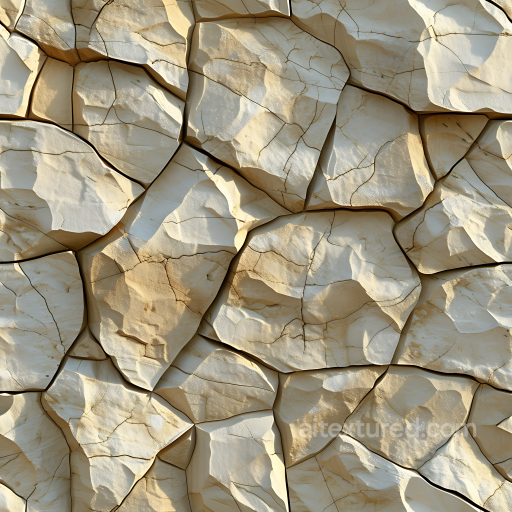 Cracked Stone Ground PBR Texture with Rough, Weathered Surfaces seamless Stone PBR texture