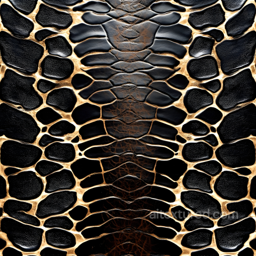 reptilian skin PBR texture with detailed glossy scales and cracked leather effect seamless Skin PBR texture