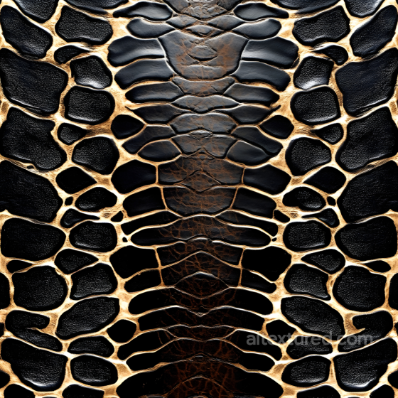 reptilian skin PBR texture with detailed glossy scales and cracked leather effect Skin texture preview