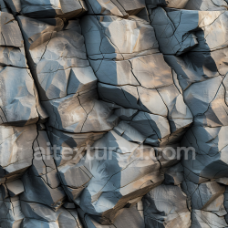 seamless Seamless 3D Rocky Cliff Wall PBR Texture with Detailed Cracked Stone Surface texture 8k free download PBR