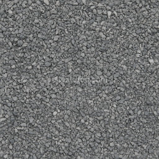 Seamless 3d texture pbr 8K of gravel driveway with slate gravel and gravel aggregates