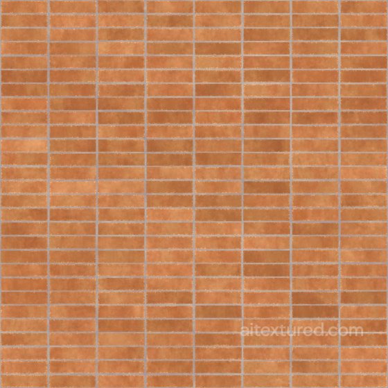 Horizontally Stacked Terracotta Tiles | Free PBR Tile texture preview