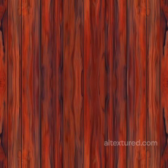 Red Stained Wood Planks Seamless Texture with Rich Grain Detail Wood texture preview