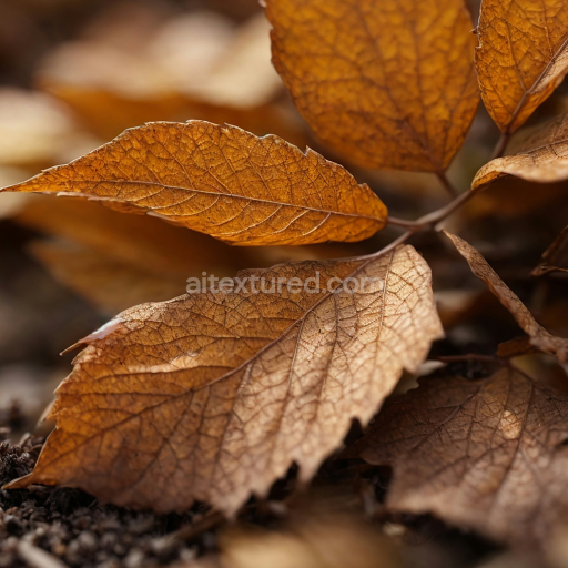 Preview — Close-Up of Dry Brown Leaves Texture for Ground Surfaces