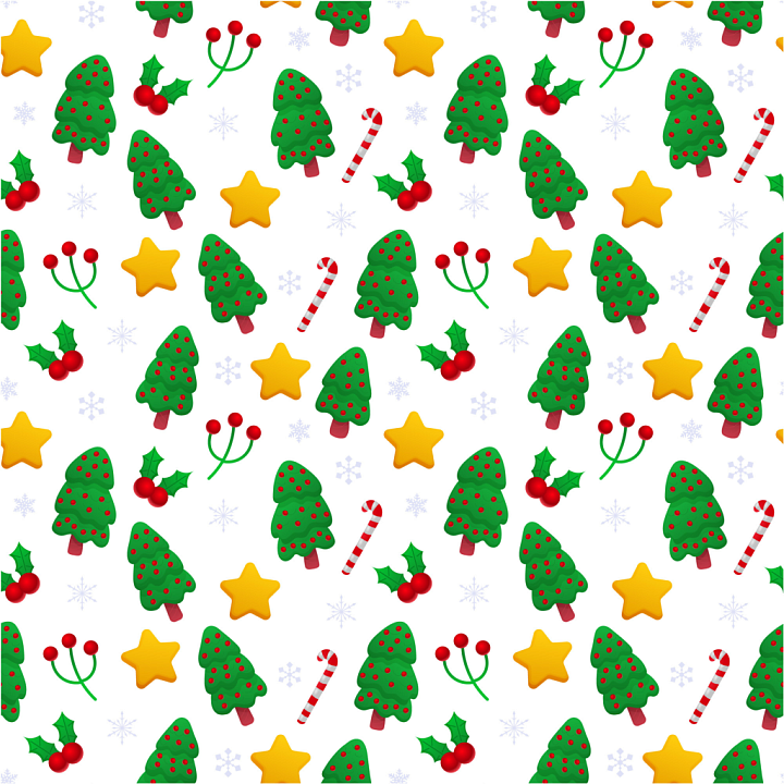 Featuring Colorful Christmas Digital Paper Pattern seamless PBR texture preview