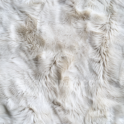 seamless Seamless 3D White Fur Leather PBR Texture with Varying Hair Length texture 8k free download PBR