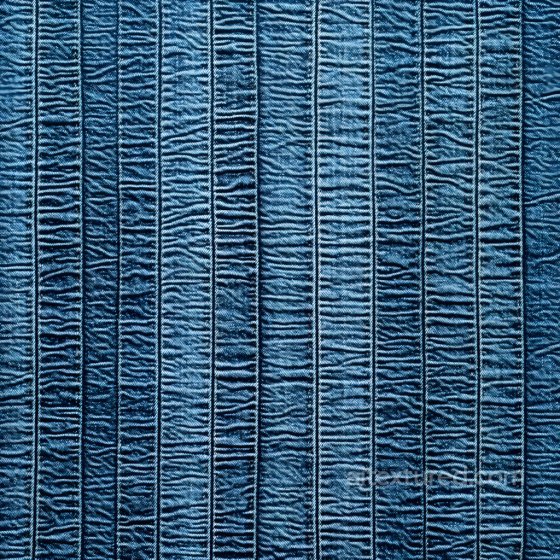 Cracked Denim Fabric PBR Texture with Blue Wrinkles Denim jeans texture preview