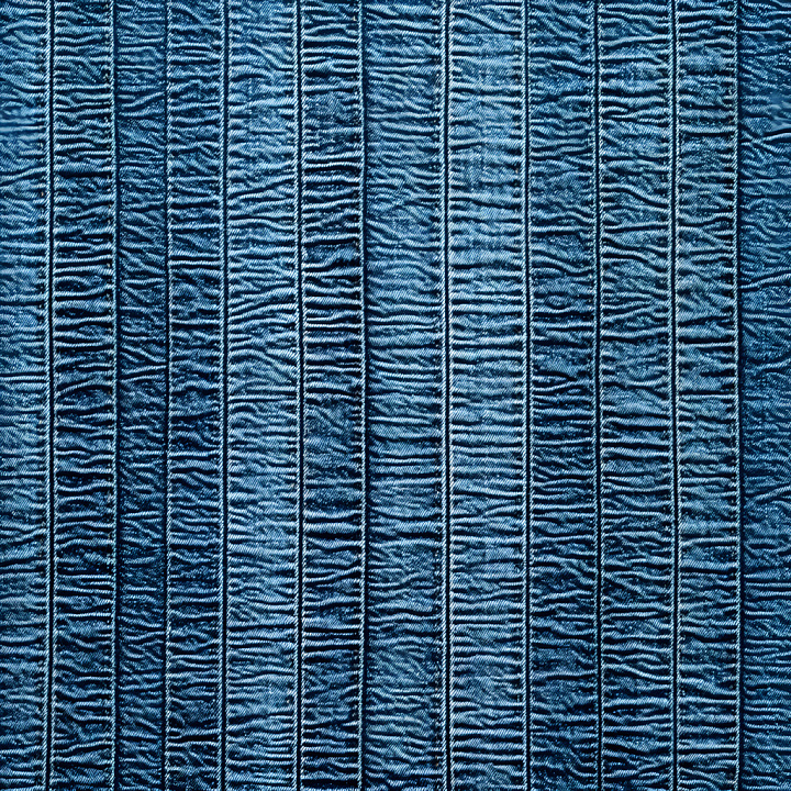 Cracked Denim Fabric with Blue Wrinkles seamless PBR texture preview