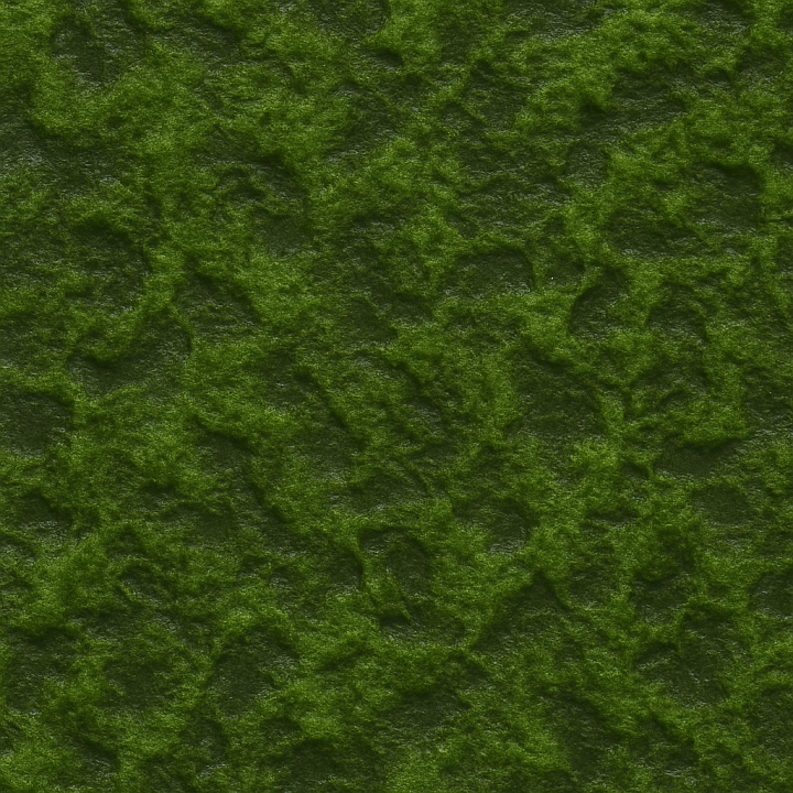 Patterned Wet Moss seamless PBR texture preview