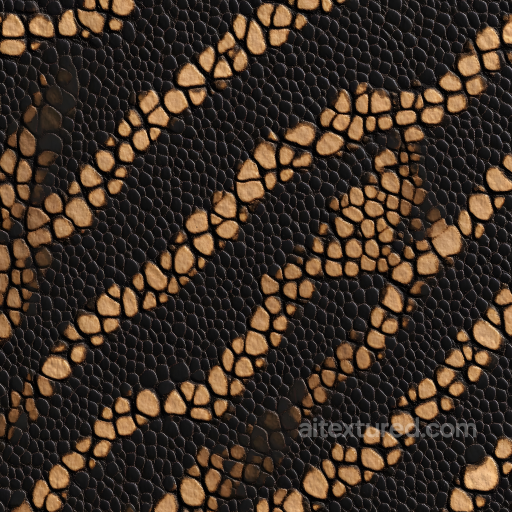 Reptile Skin Texture with Realistic Scaly Pattern and Tonal Variation seamless Skin PBR texture