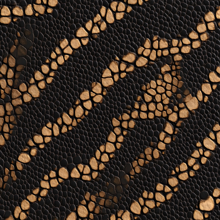 Reptile Skin with Realistic Scaly Pattern and Tonal Variation seamless PBR texture preview