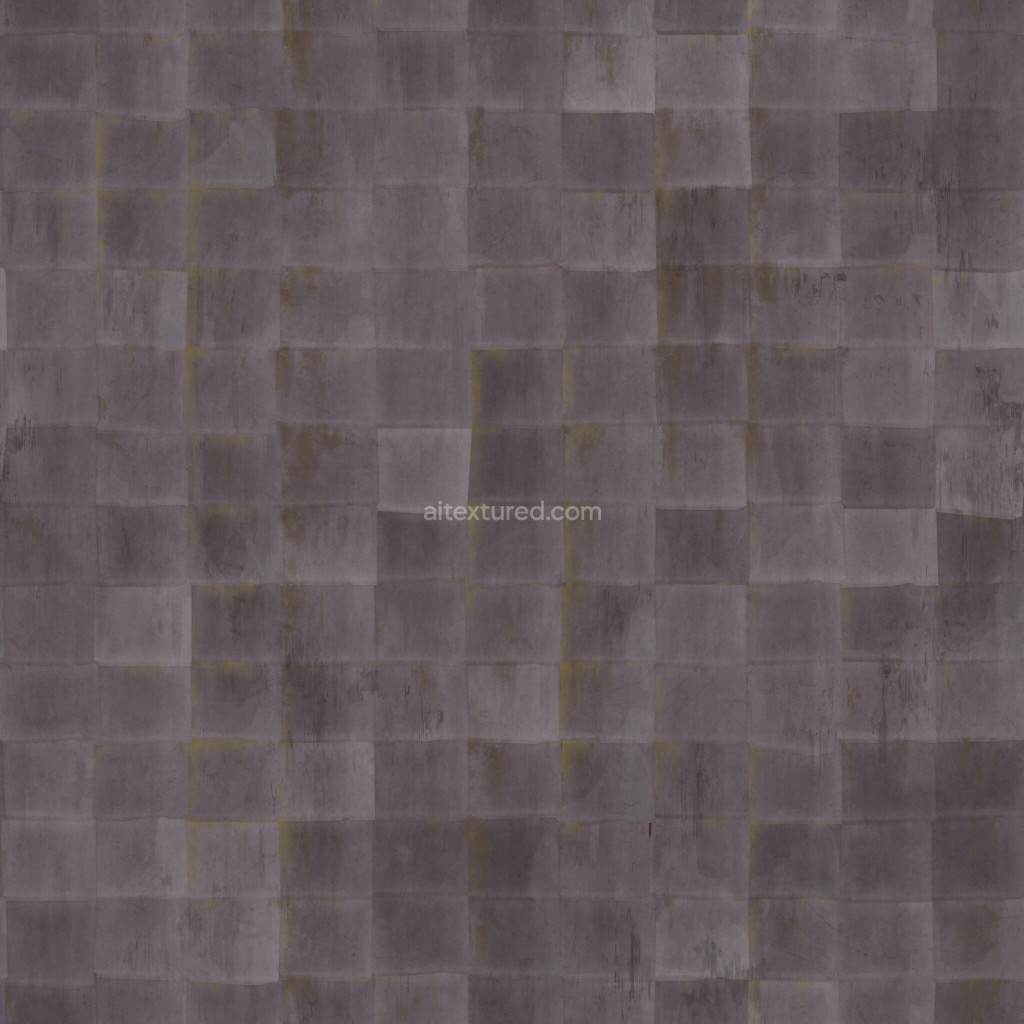 Seamless PBR roofing tiles texture in various shades