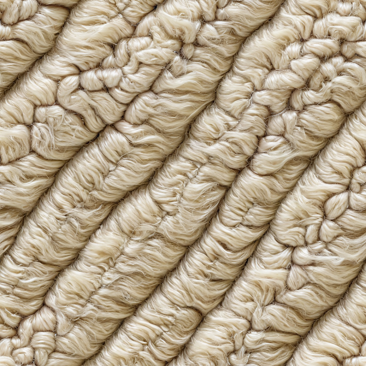 Creamy Light Beige Soft Fur Leather seamless PBR texture preview