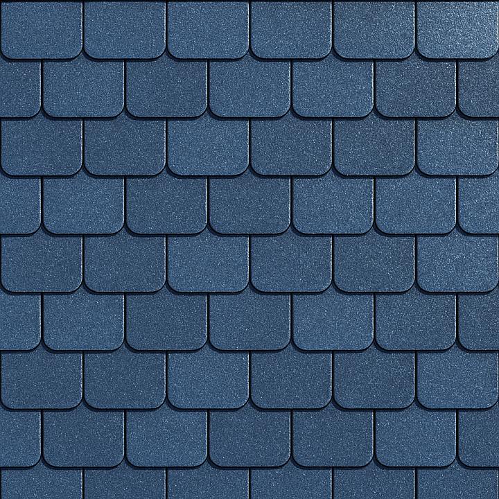 Shiny Shingle Roof seamless PBR texture preview