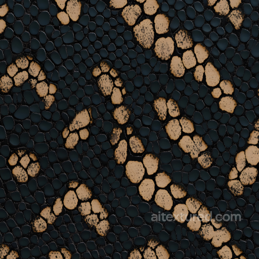 Skin PBR Texture Featuring Organic Scaled Pores and Dark Contrast seamless Skin PBR texture