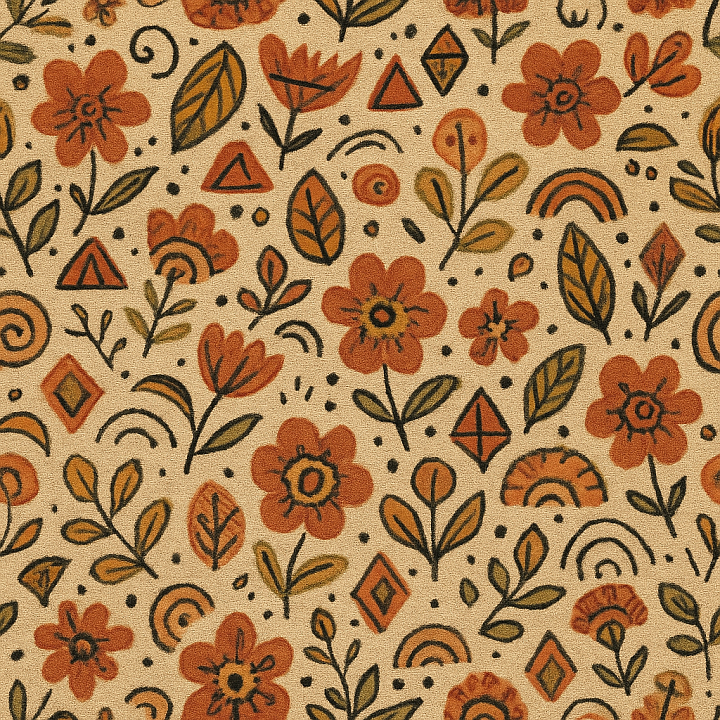 Patterned Cotton seamless PBR texture preview
