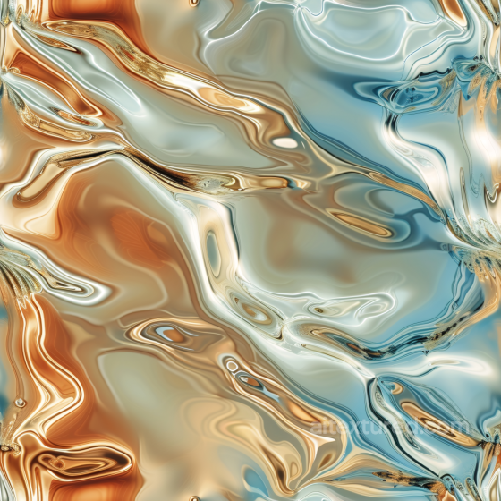 Water PBR Texture Featuring Stylized Liquid Metal Waves and Reflective Surfaces Water texture preview