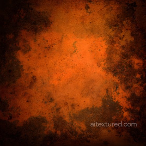 Rusty Metal PBR Texture with Deep Orange and Black Patina Rust texture preview