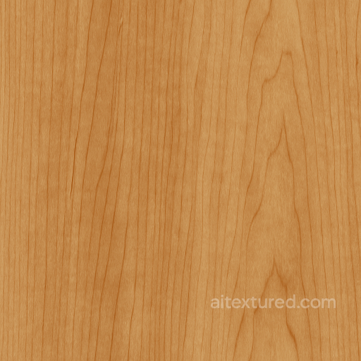 Maple Wood With Varnished Wood Finish And Open Grain Pattern seamless Furniture wood PBR texture