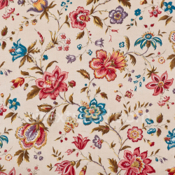 seamless Seamless 3D PBR Wild Flower Floral Fabric Texture with Vintage Multicolor Flowers texture 8k free download PBR