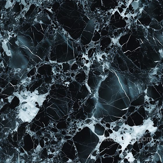 Black Marble PBR Texture Featuring Bold Veins and Polished Finish Marble texture preview