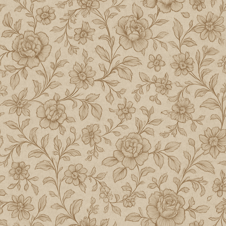 Fine Floral Pattern seamless PBR texture preview