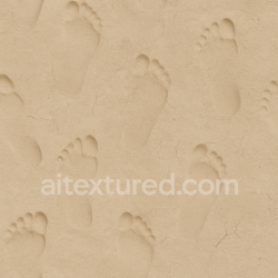 seamless Seamless 8k PBR 3d Texture of Dry Sandy Footprints Surface texture 8k free download PBR