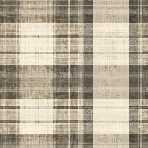 Seamless 3D PBR Texture of Beige and Taupe Subtle Plaid Fabric texture preview