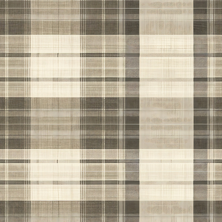Beige and Taupe Subtle Plaid Fabric seamless PBR texture preview