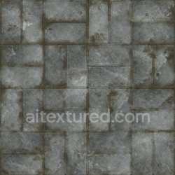 seamless Paving Stones Tileable Seamless Pbr Texture Gray Weathered Urban Floor texture 8k free download PBR