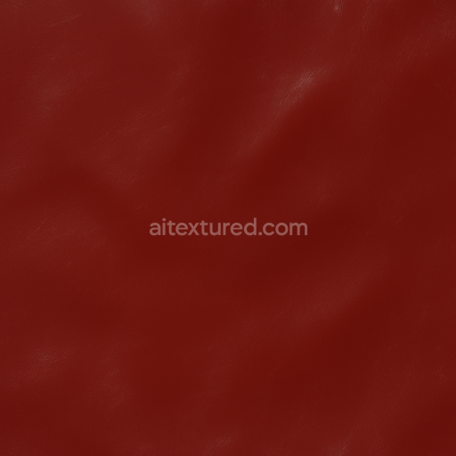 Seamless 3d texture pbr 8k glossy finish deep red fabric imitation furniture plastic