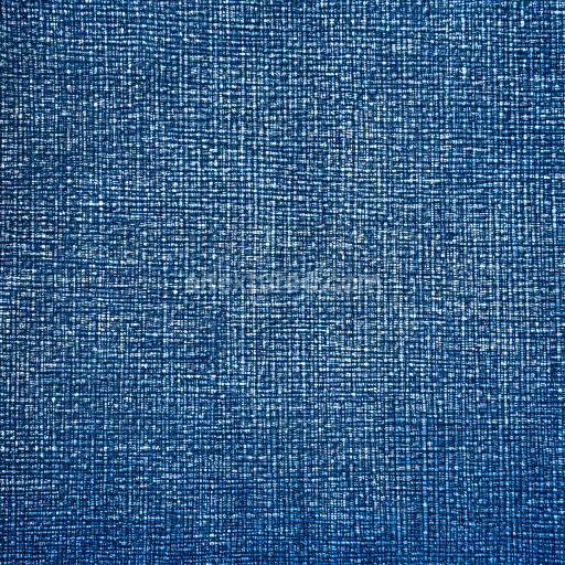 Seamless 3D Cracked Denim Fabric PBR Texture with Worn Blue Grid Pattern