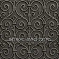 seamless Decorative Iron Texture Seamless texture 8k free download PBR