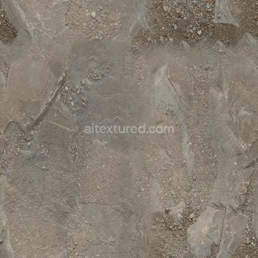 Rocks Rough Smooth — Gravelly Rock Rocky Rocky Dirt Cracks — PBR seamless 3D texture