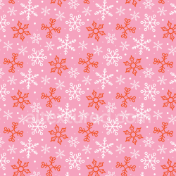 seamless Seamless 3D PBR Christmas Digital Paper Texture in Pink with White and Red Snowflakes texture 8k free download PBR