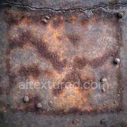 seamless Seamless 3D PBR Rusty Metal Texture Featuring Cracked Surface and Corroded Rivets texture 8k free download PBR